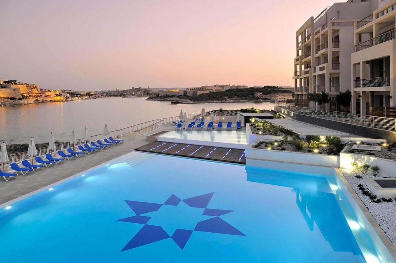 Ferienwohnung Luxurious Apt With Ocean Views And Pool In Tigne Point Sliema Exterior foto